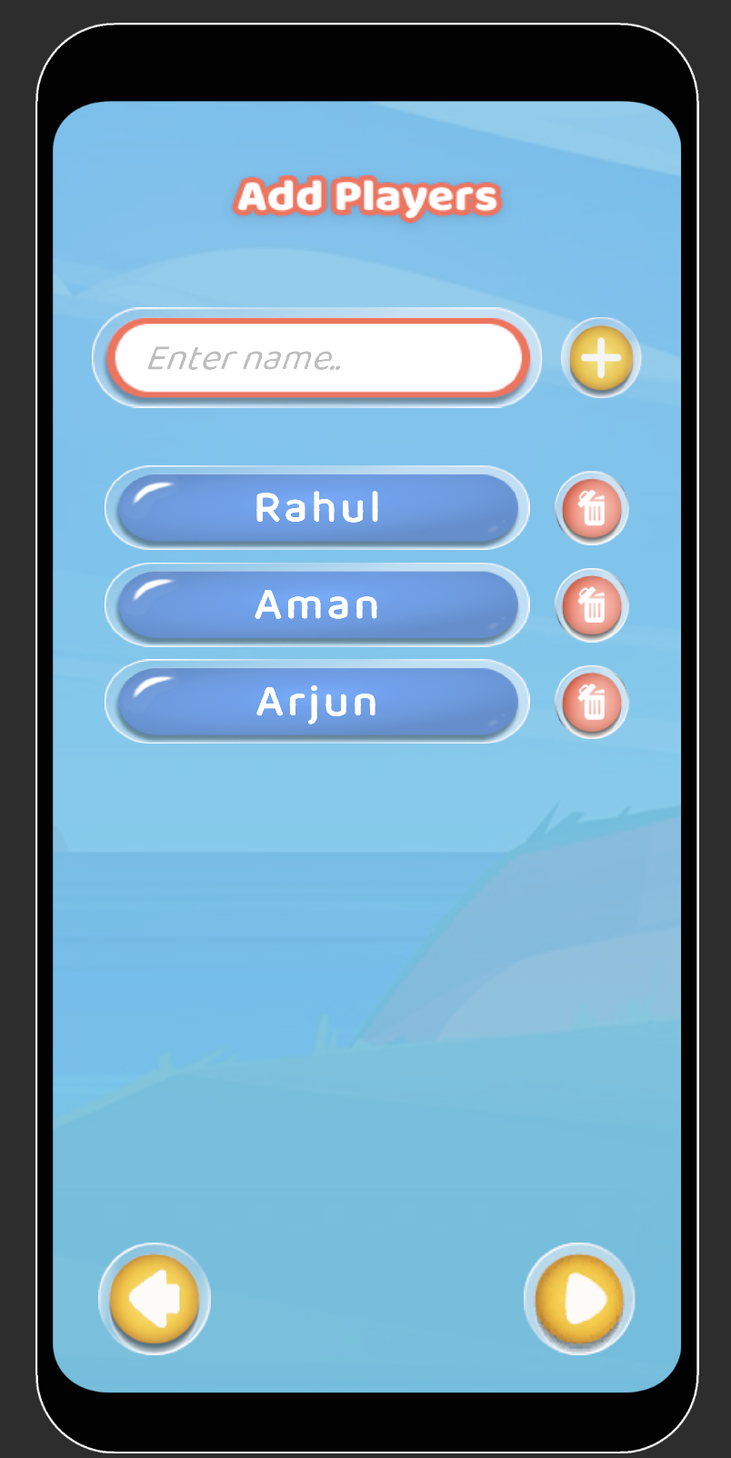 Truth & Dare Add Players